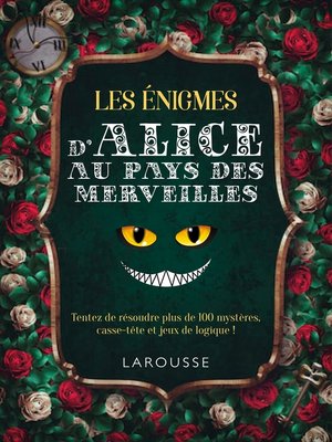 cover image of Les enigmes d'Alice au pays des merveilles